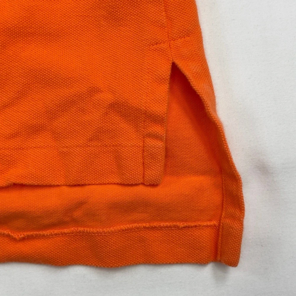 Polo Ralph Lauren Shirt Men's XL  Orange Green Pony Short Sleeve Golf Summer
